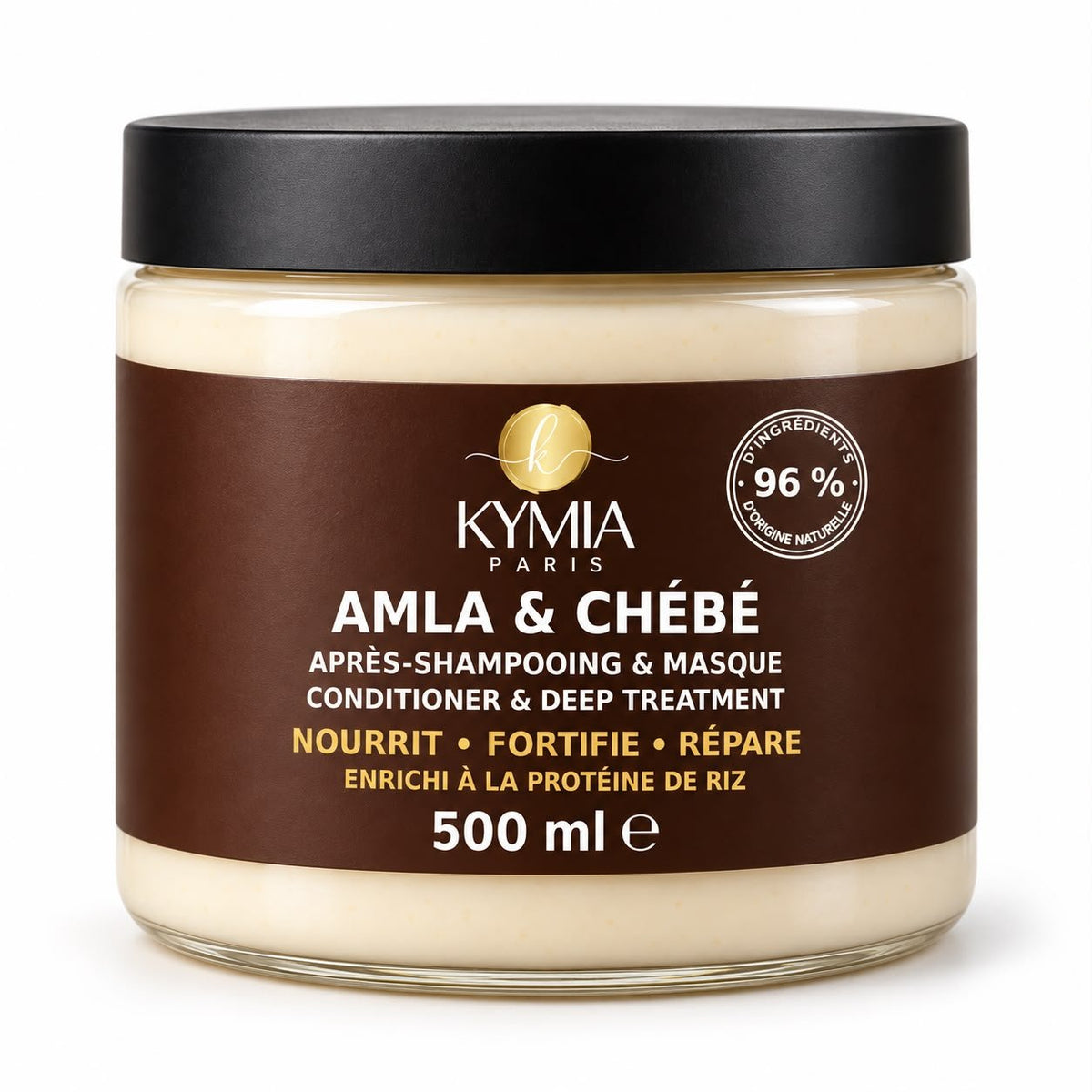Après-shampooing & masque Amla & Chébé – 500 ml - Kymia Paris