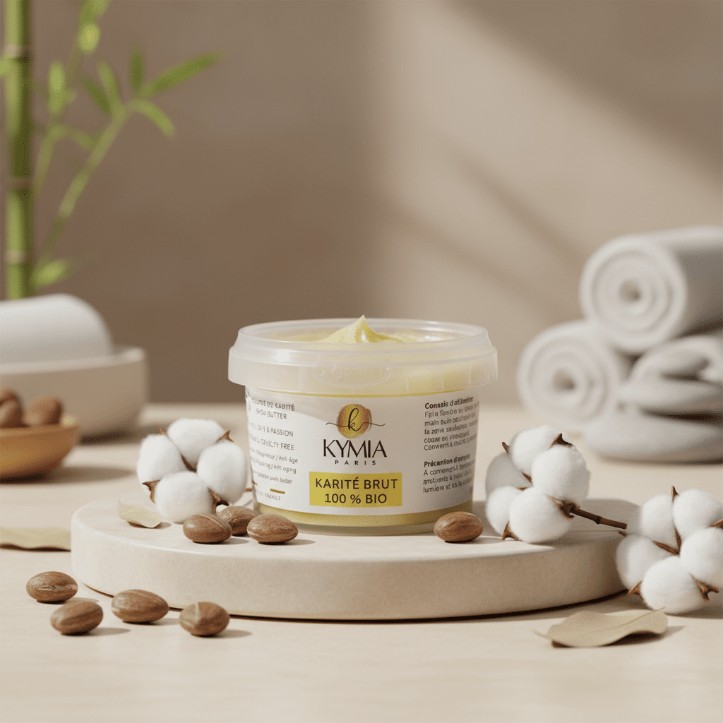 Beurre de Karité 100% Bio 200 g – Nutrition Intense Cheveux & Peau - Kymia Paris