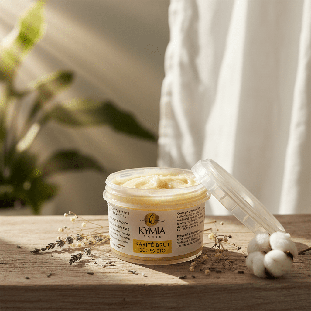 Beurre de Karité 100% Bio 200 g – Nutrition Intense Cheveux & Peau - Kymia Paris