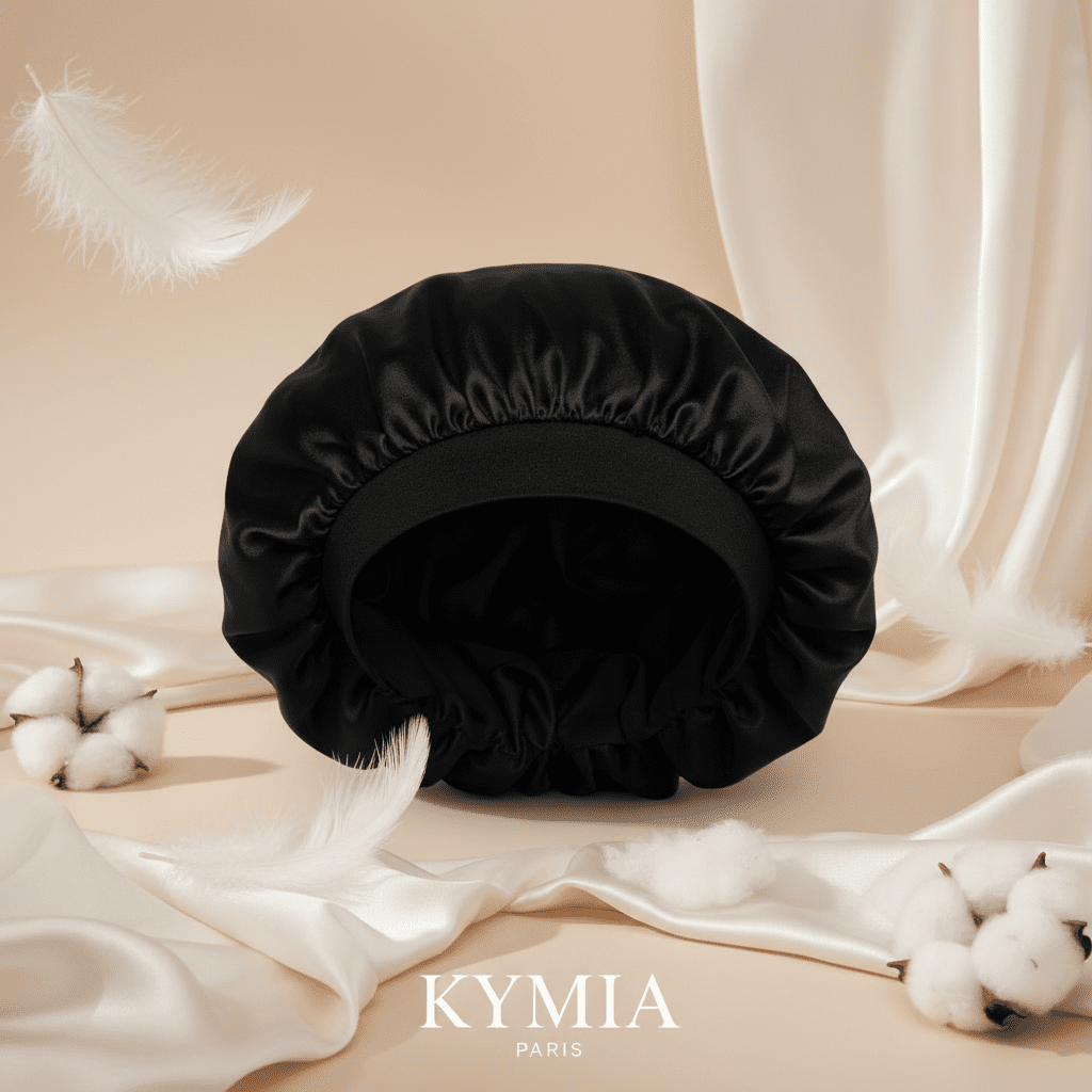 Bonnet en Satin Double Kymia – Silky & Soft Protection Jour & Nuit - Kymia Paris