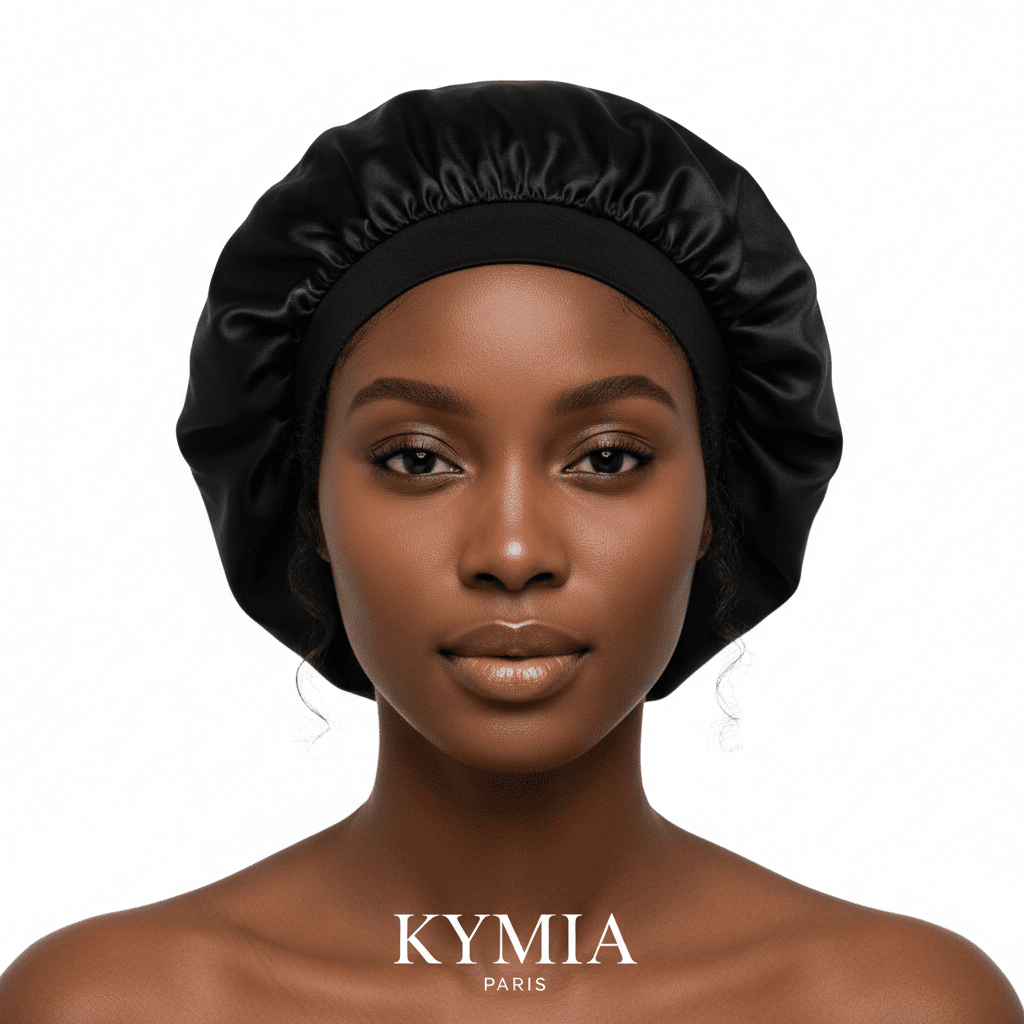 Bonnet en Satin Double Kymia – Silky & Soft Protection Jour & Nuit - Kymia Paris