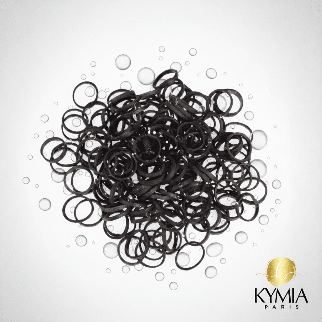 Élastiques Noirs Cheveux Afro – Lot de 400 – Kymia Paris - Kymia Paris
