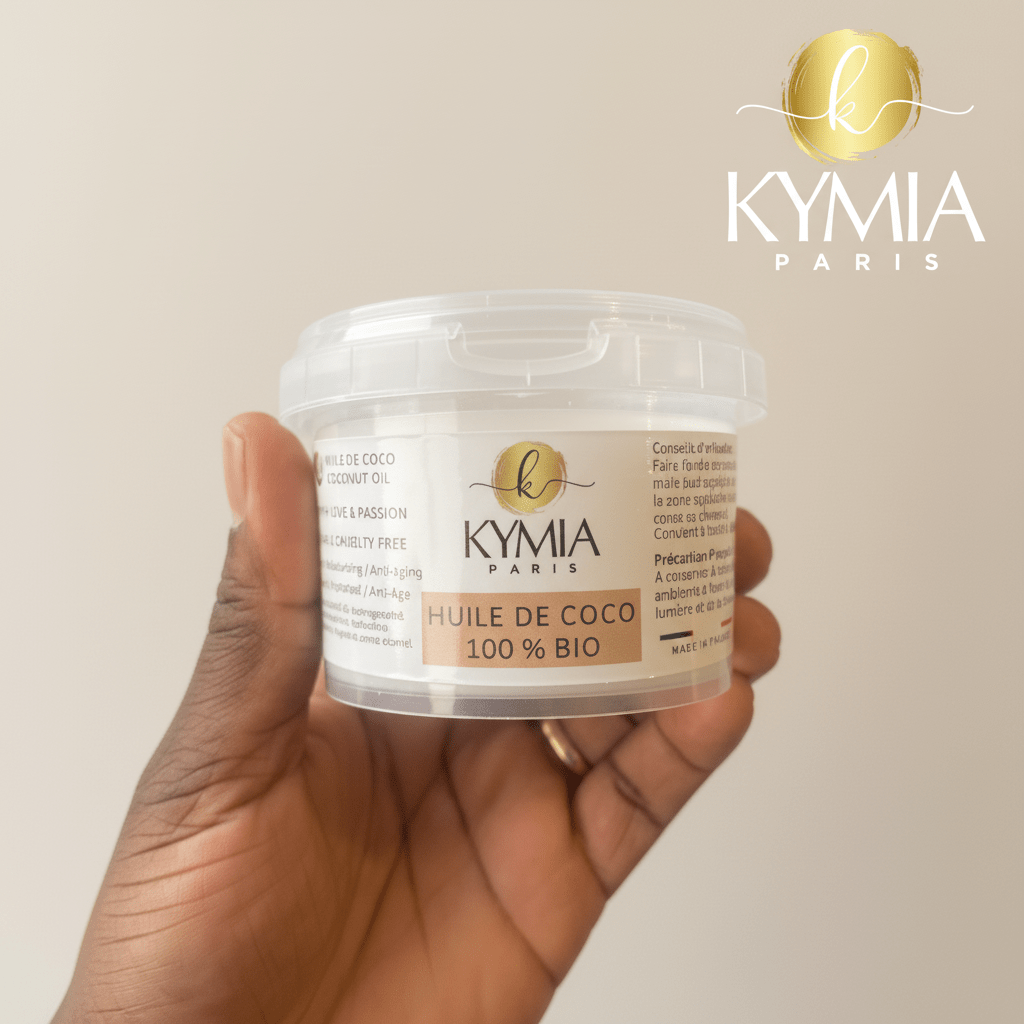 Huile de Coco Bio 200 ml – Soin naturel cheveux & peau - Kymia Paris