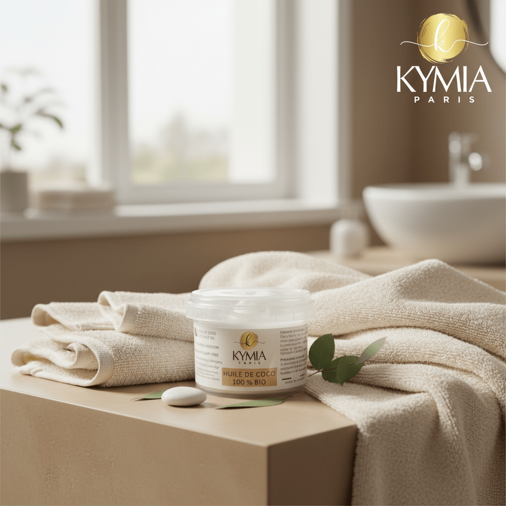 Huile de Coco Bio 200 ml – Soin naturel cheveux & peau - Kymia Paris