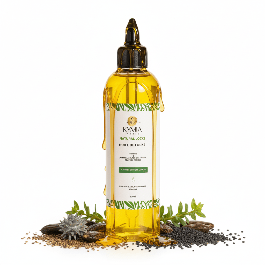 Huile de Locks Kymia Paris – Biotine, Jamaican Black Castor Oil & Nigelle - Kymia Paris