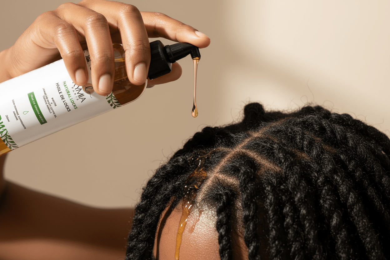 Huile de Locks Kymia Paris – Biotine, Jamaican Black Castor Oil & Nigelle - Kymia Paris