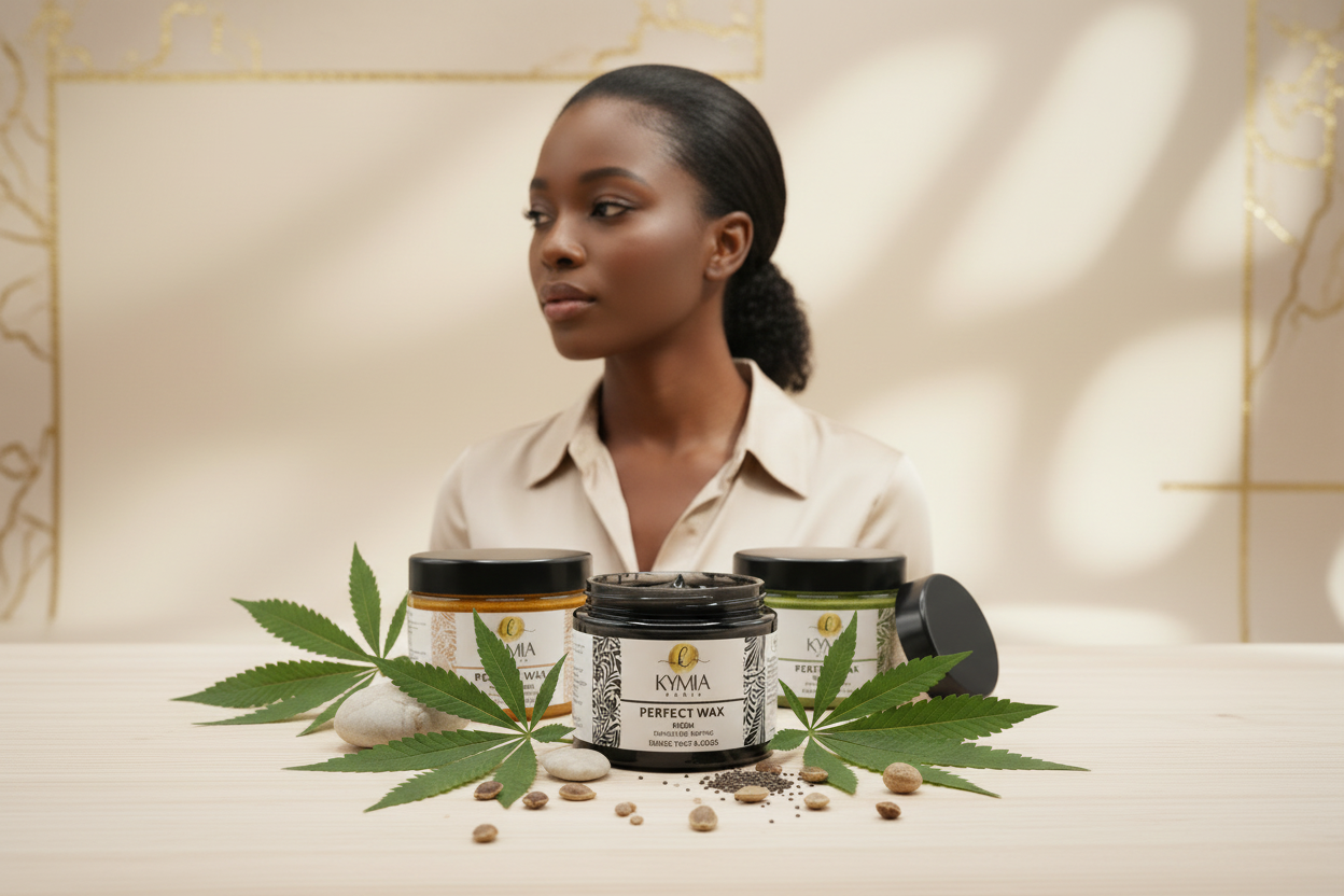 Kymia Perfect WAX - Application lifestyle femme cheveux crépus plaqués