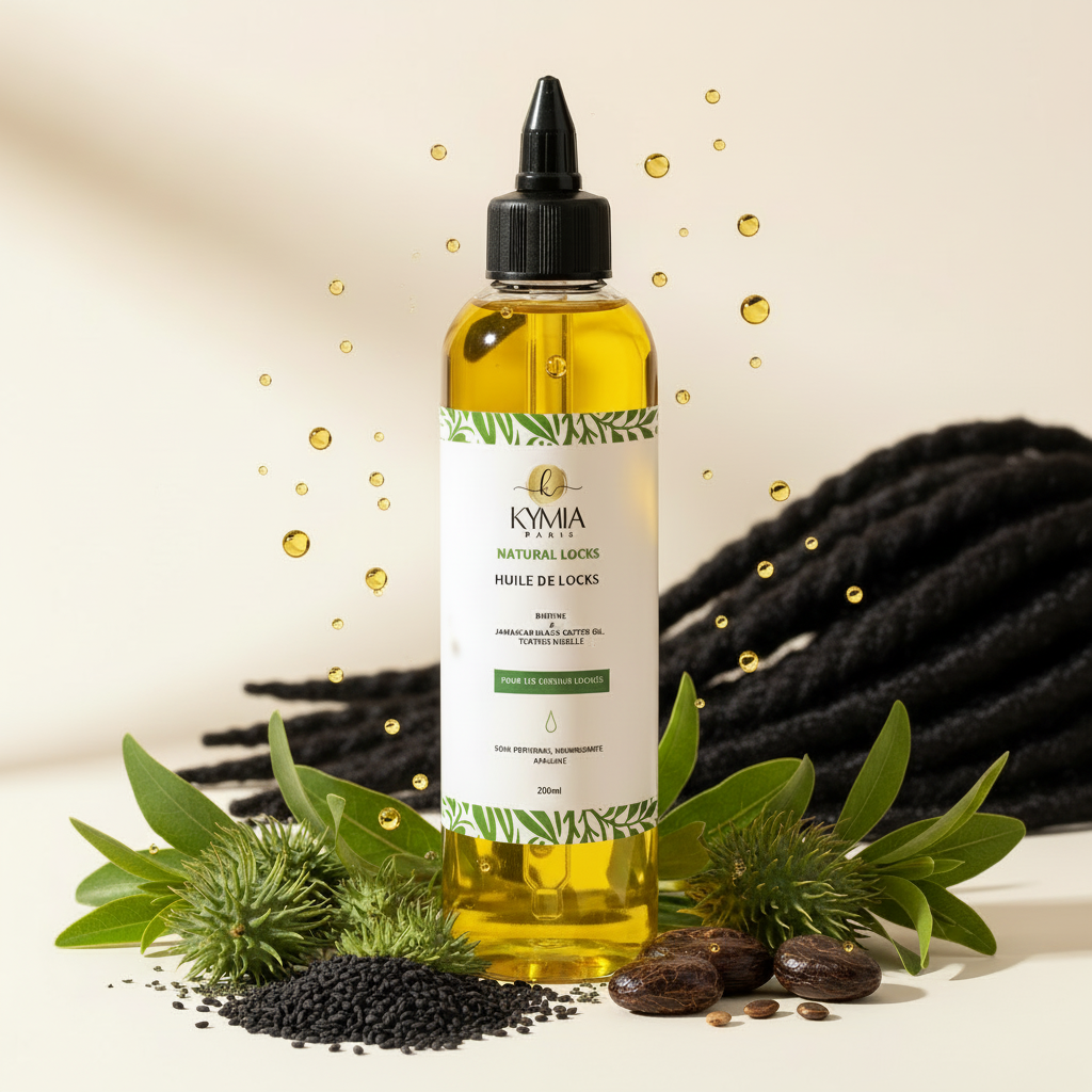 Huile de Locks Kymia Paris - Biotine Jamaican Black Castor Oil Nigelle luxe