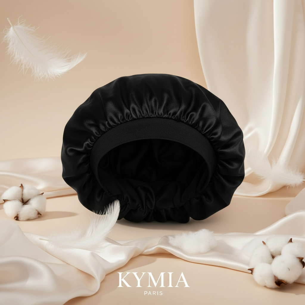 Bonnet en Satin Double Kymia - Image originale fond luxe