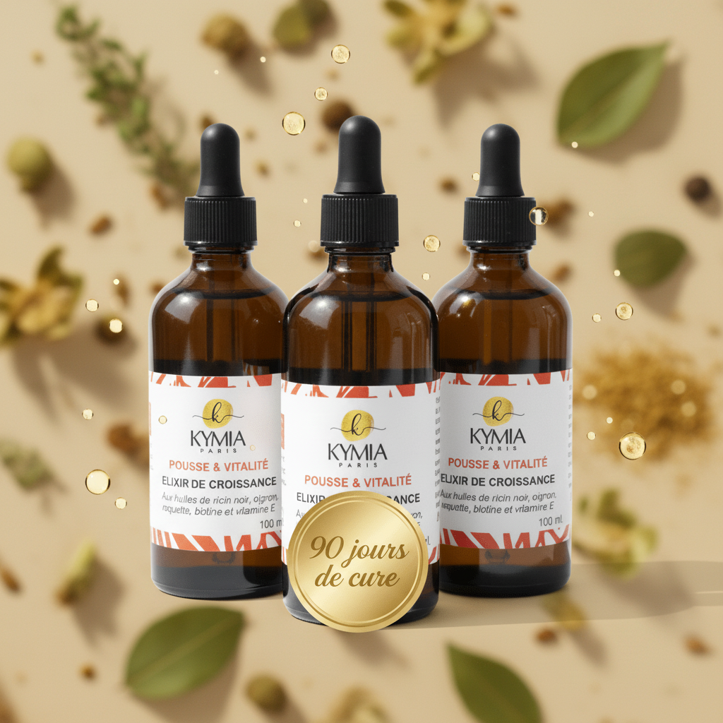 PACK CURE POUSSE 3 MOIS - Détail 3 flacons élixir