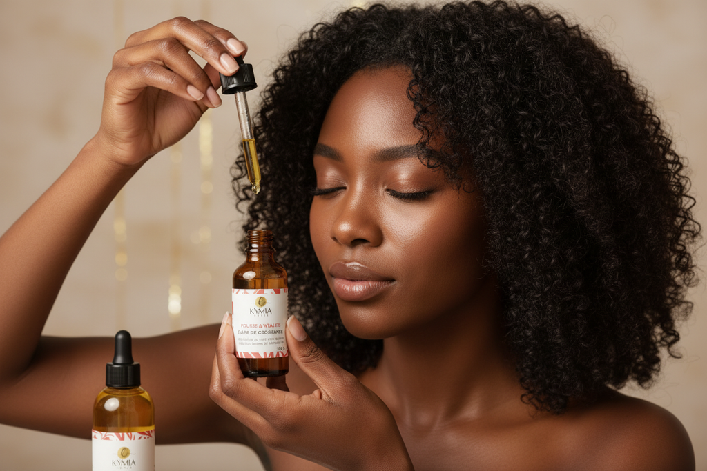 Élixir de Croissance - Application massage cuir chevelu lifestyle