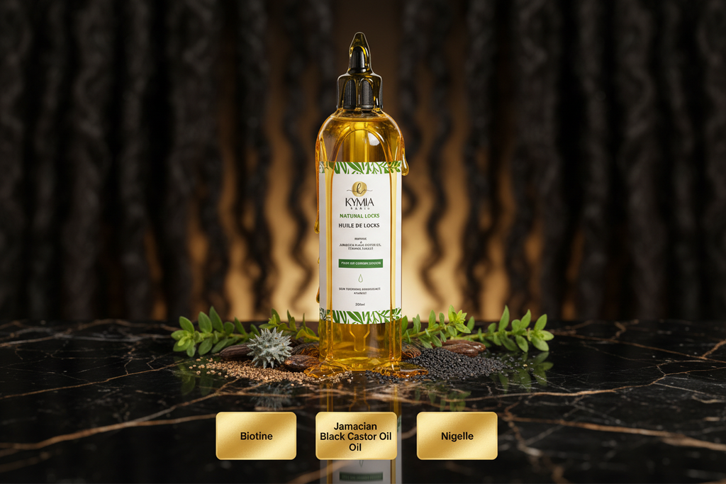 Huile de Locks - Packshot premium marbre noir