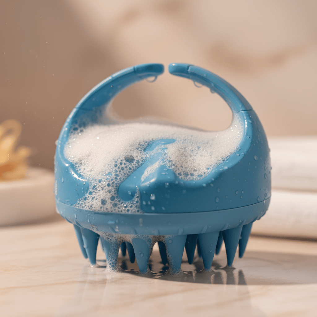 Massage Brush – Brosse Naturelle pour Cheveux Crépus et Frisés - Kymia Paris