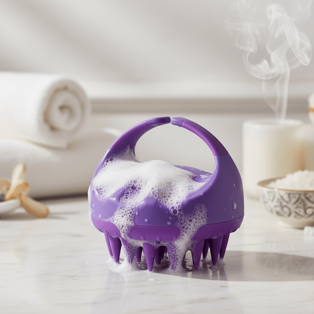 Massage Brush – Brosse Naturelle pour Cheveux Crépus et Frisés - Kymia Paris