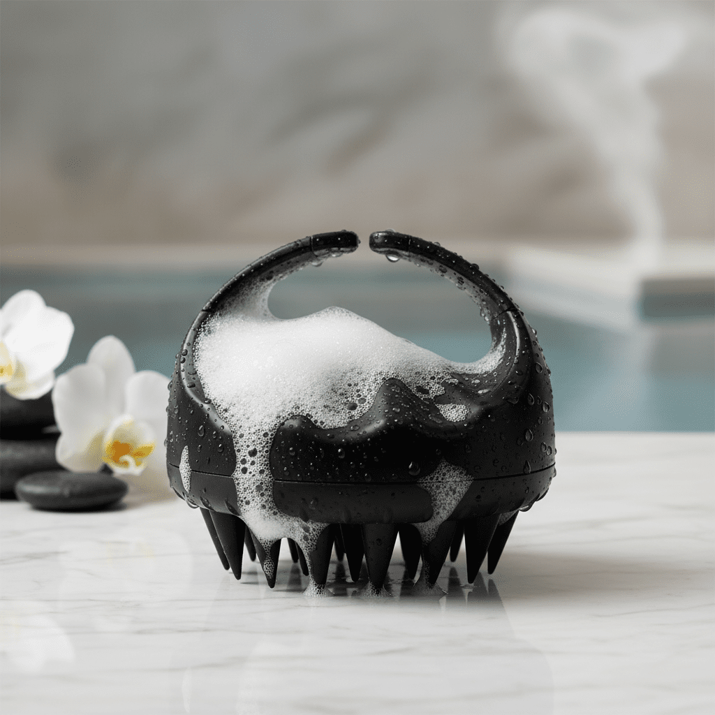 Massage Brush – Brosse Naturelle pour Cheveux Crépus et Frisés - Kymia Paris