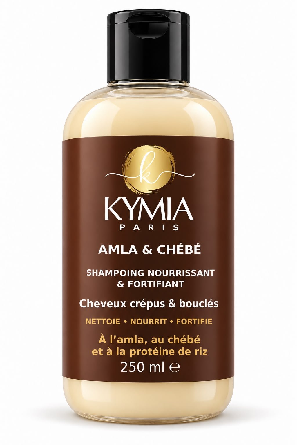 Shampooing nourrissant & fortifiant Amla & Chébé – 250 ml - Kymia Paris