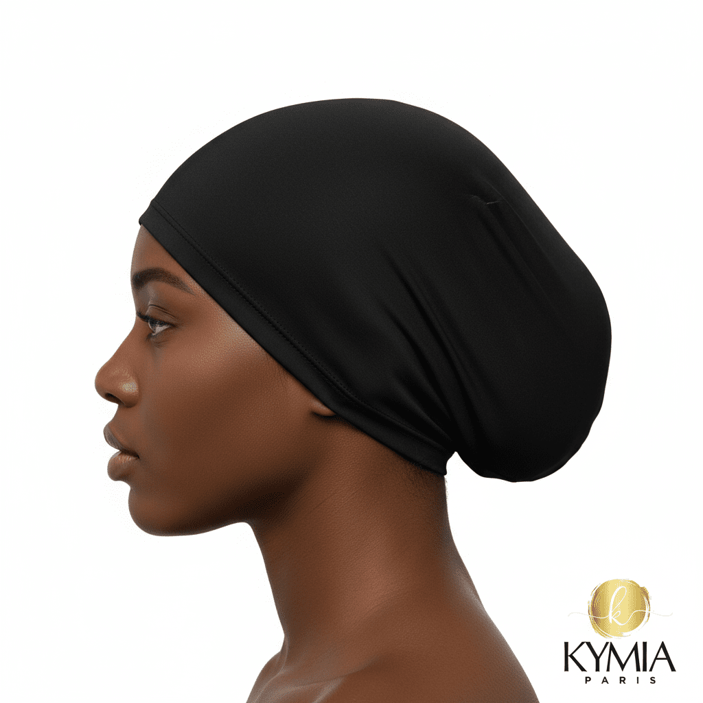 Wave Cap Dreadlocks Noir Jumbo - Tubular Fit pour Locks XL | Kymia Paris - Kymia Paris